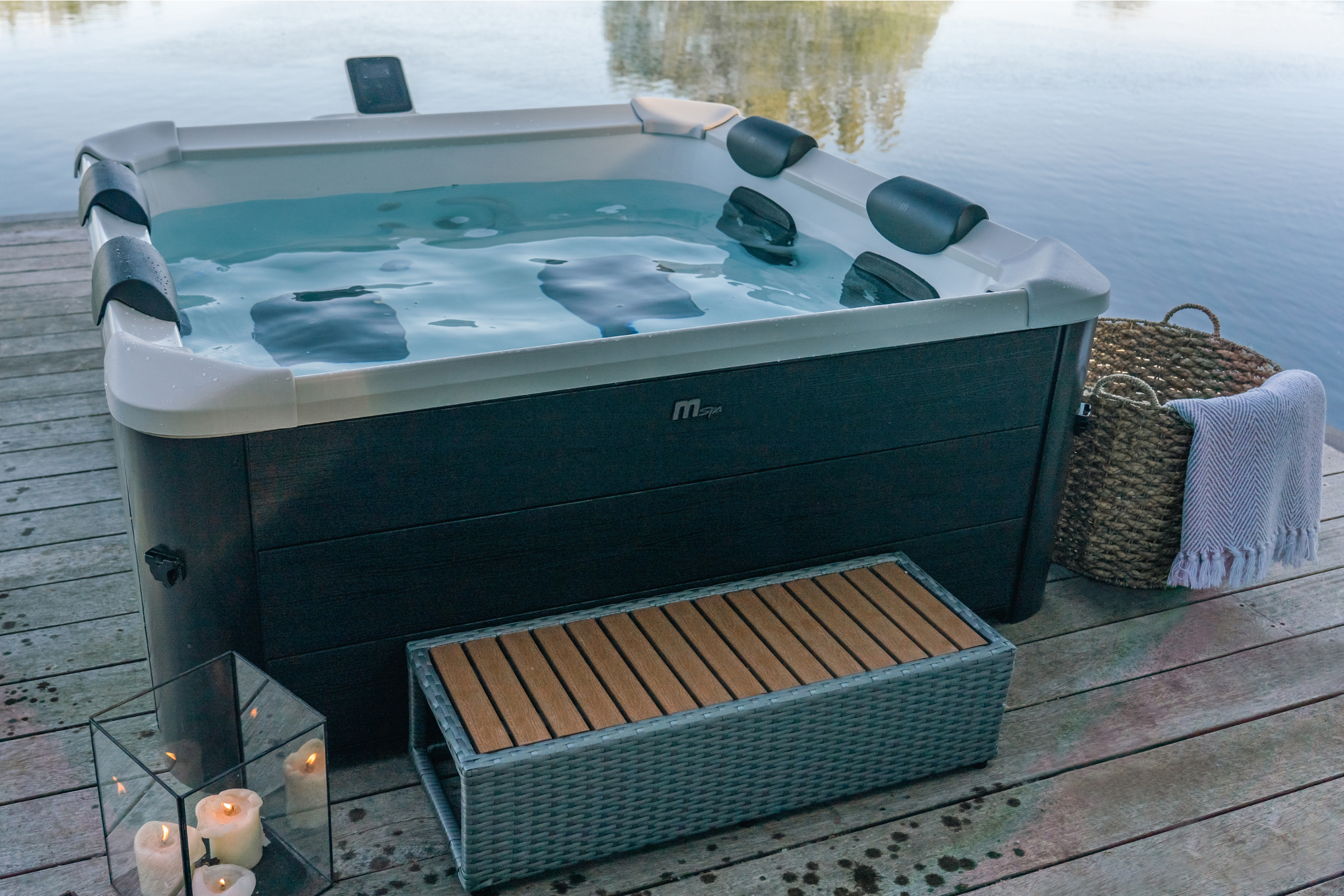 MSPA | OSLO | Frame Series | Rigid Hot Tub & Spa | Light up the night | Up to 6 Person