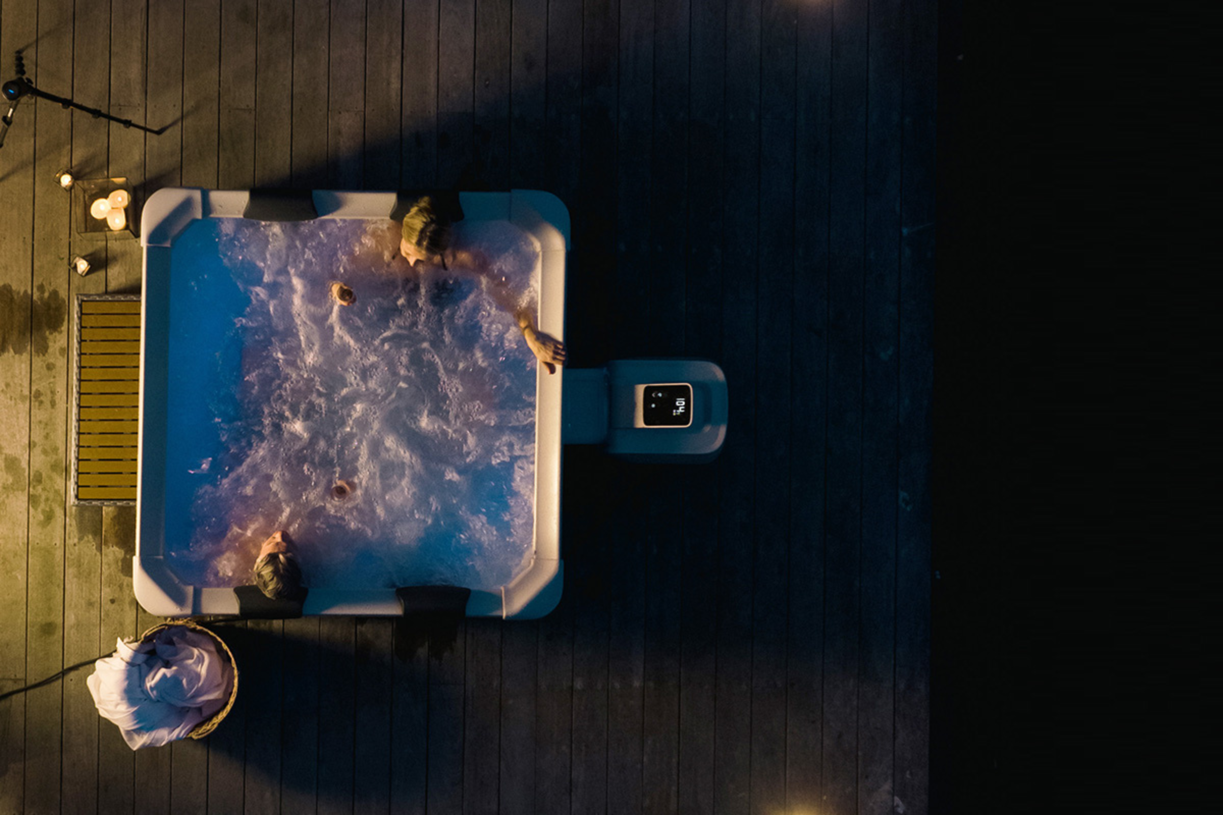 MSPA | OSLO | Frame Series | Rigid Hot Tub & Spa | Light up the night | Up to 6 Person