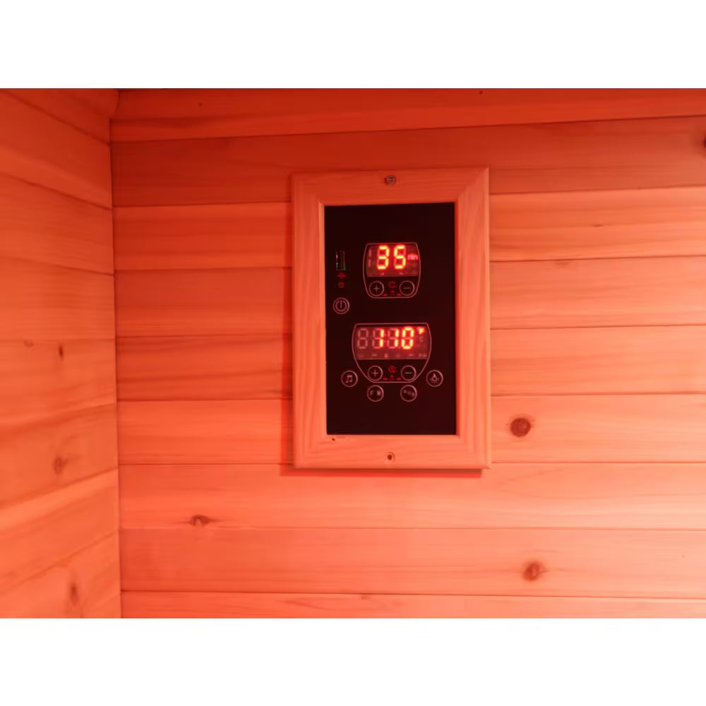 Burlington 2-Person Outdoor Infrared Sauna